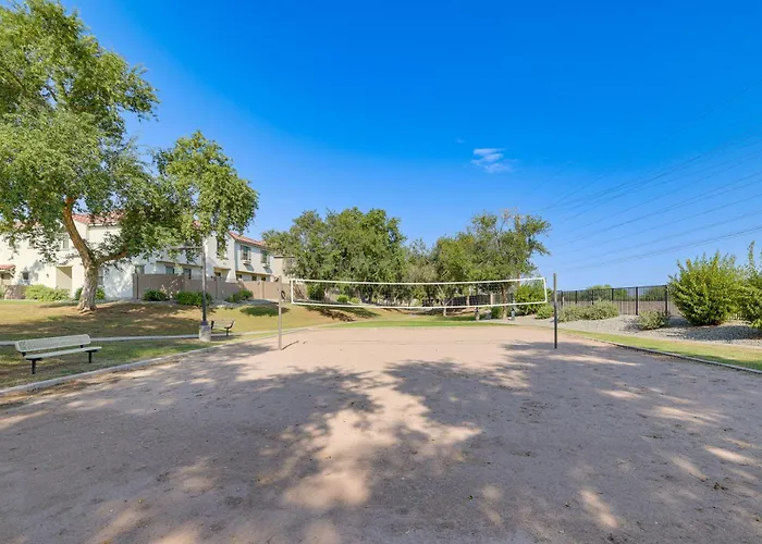 Relax Poolside, Explore South Mtn! Extended Escape Holiday home